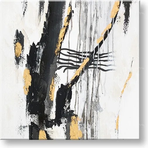 Maľovaný obraz na stenu ABSTRAKT  60x60 cm