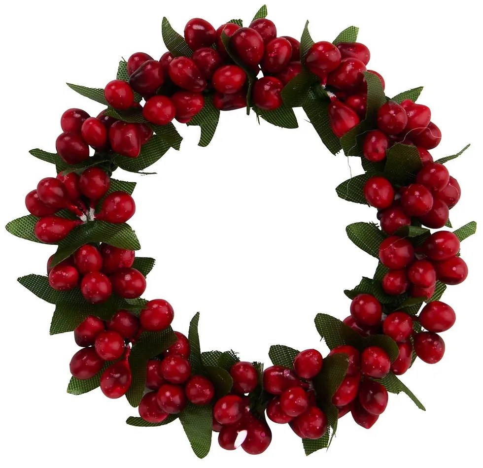 BERRY Mini veniec s bobuľami 10 cm