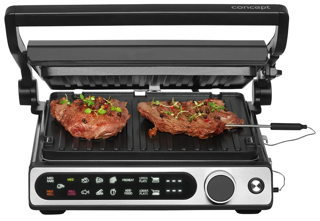 Concept GE3500 kontaktný gril s teplotnou sondou