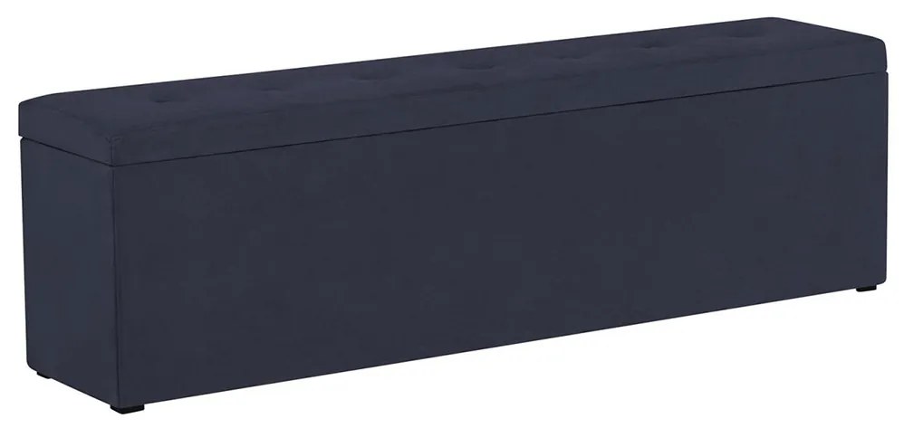 Tmavomodrá Lavica s úložným priestorom Astro 140 × 34 × 47 cm 140 × 34 × 47 cm WINDSOR & CO