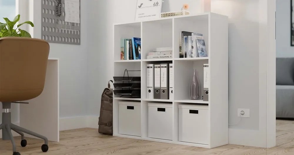 Regál Malax 110 cm biely