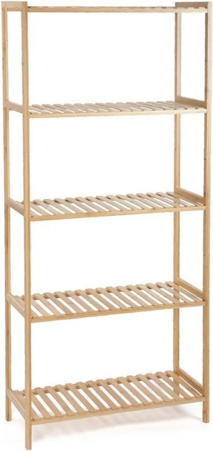 Bambusový kúpeľňový regál v prírodnej farbe 60x130 cm Skaren – Bonami Essentials