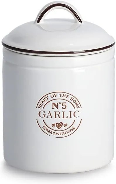 Keramická dóza na zemiaky s vrchnákom, biela CERAMIC, 2900 ml