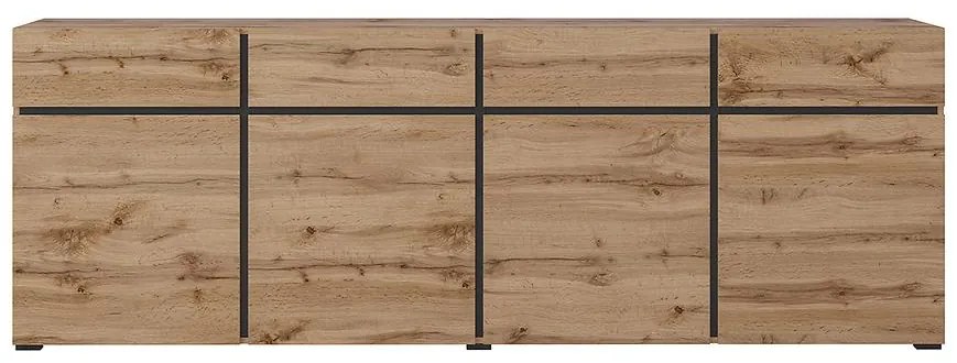 Komoda Cross4d4s dub Wotan/Čierna