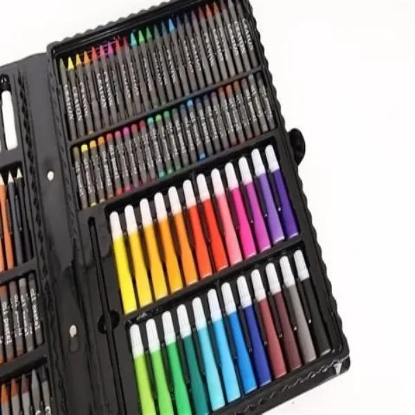 Výtvarná sada Mega Art Set na maľovanie 168 ks čierná