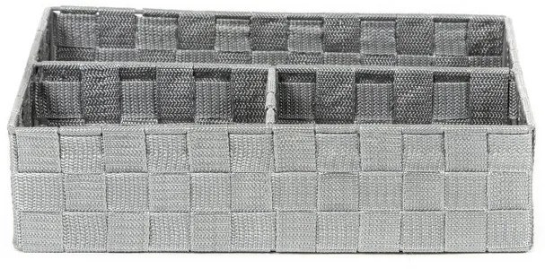 Organizér Compactor TEX 32 x 25 x 8 cm, 3 diely, sivá