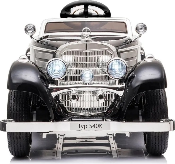 LEAN CARS Elektrické autíčko Mercedes 540K Premium LED MP3 čierne