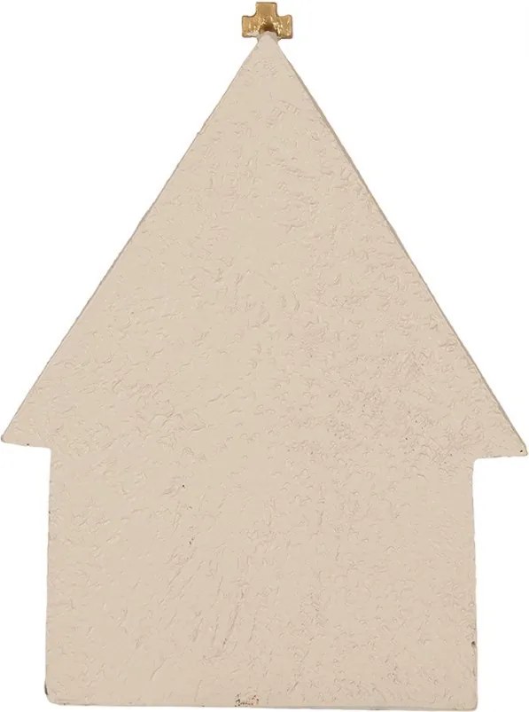 Christmas Decoration Figurine Nativity Scene 16x6x21 Cm Beige Plastic - 16*6*21 cm