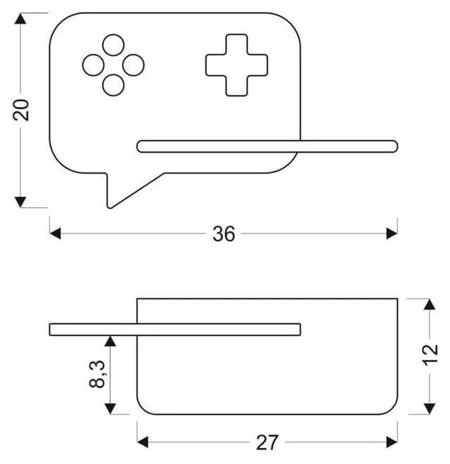 Čierne detské svietidlo Console - Candellux Lighting