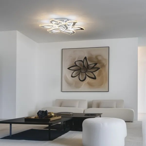 Brilagi - LED Stmievateľný prisadený luster TWIST LED/180W/230V 3000-6500K + DO