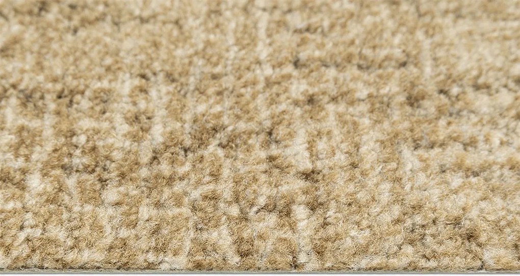 Metrážny koberec Batik 54, na mieru, šíře 4m, béžová, filc, obývacia izba, Associated Weavers