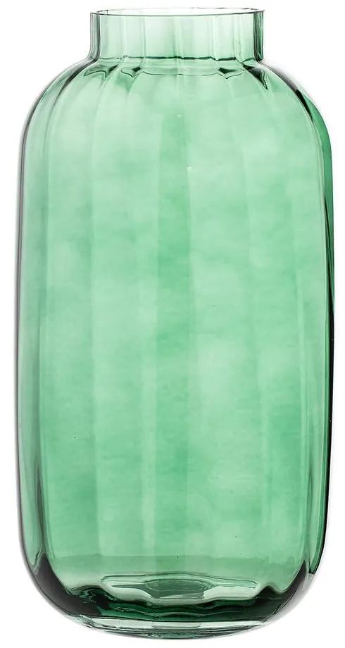 Zelená sklenená váza Bloomingville Amy