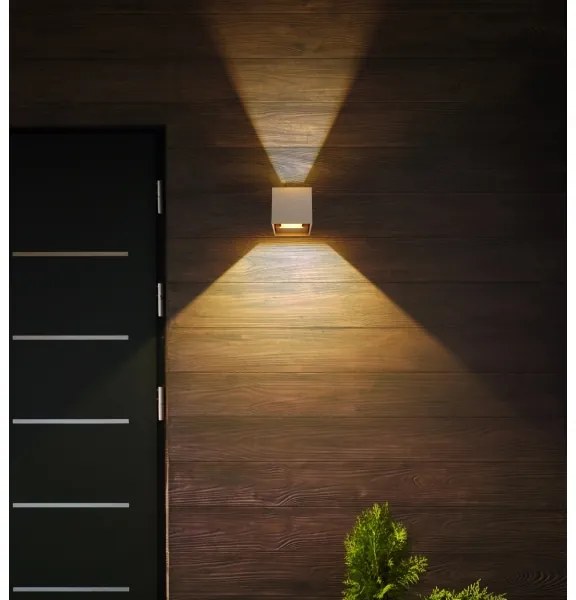 Globo 34168SA - LED vonkajšie nástenné svietidlo VERONIKA 2xLED/3W/230V IP54