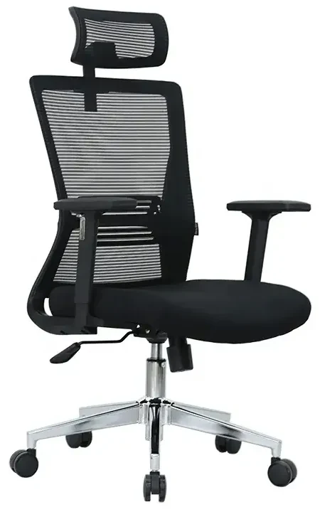 Kancelárska ergonomická stolička Neoseat JENNY — čierna, nosnosť 150 kg