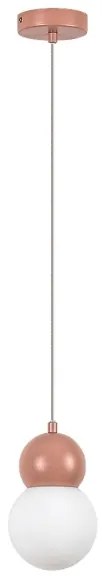 Rabalux 72280 - Luster na lanku GELLIA 1xG9/38W/230V ružová