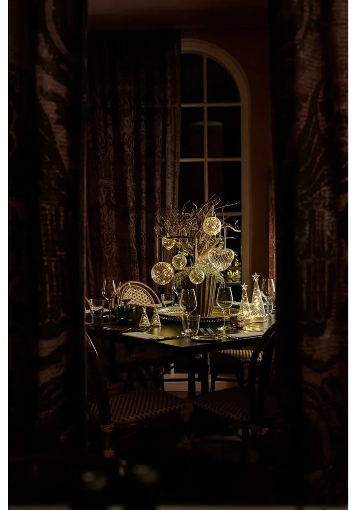 Svetelná LED dekorácia Sirius Wave Ball, Ø 8 cm