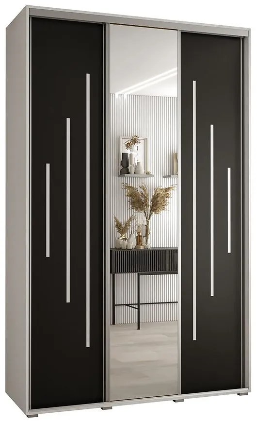 Skriňa 45 Canaris 13 160 biela/čierna/silver