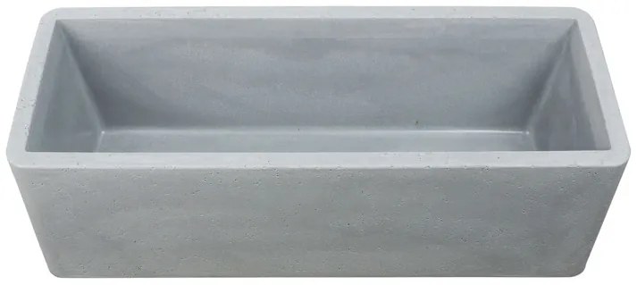 Scheurich Dlhý kvetináč Cube Box (kamenistá sivá, 80 cm) (100349940)