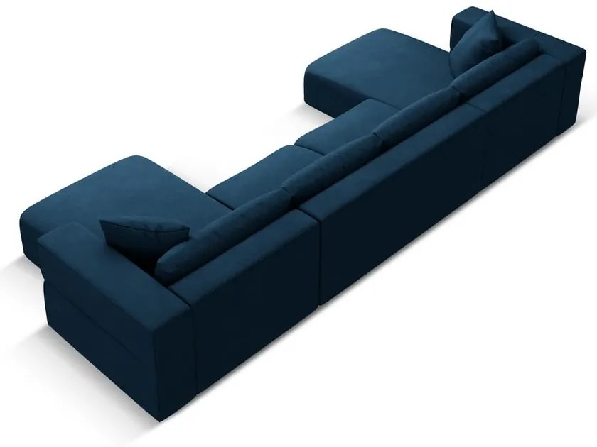 Modrá rohová pohovka do "U" Esther - Milo Casa