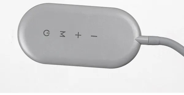 Rabalux 74010 - LED Stmievateľná dotyková stojacia lampa ADELMO LED/10W/230V šedá