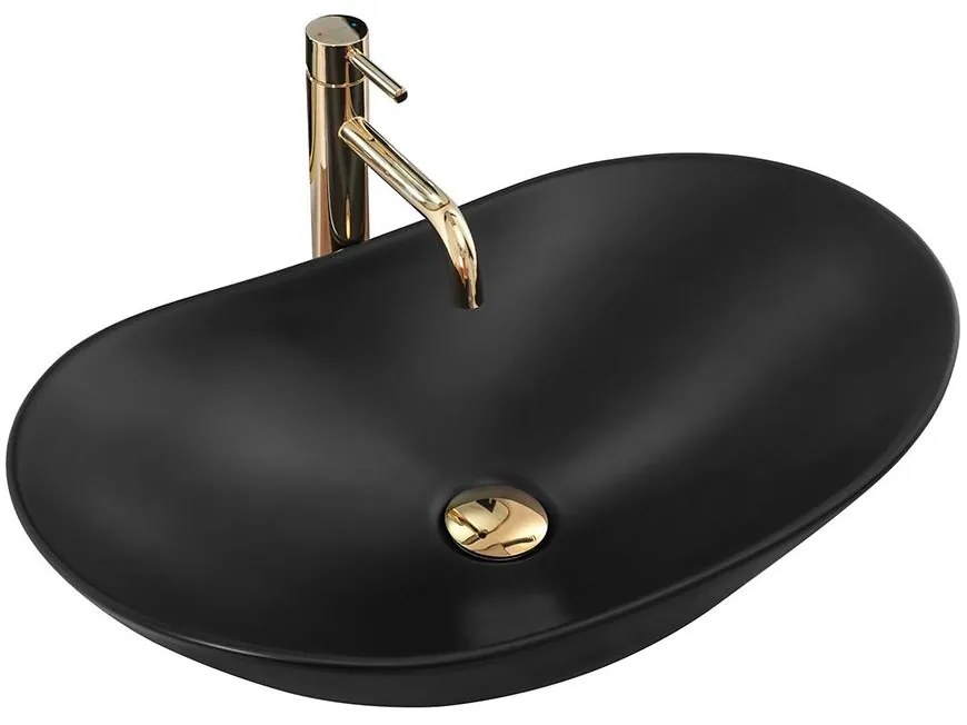 Umývadlo na dosku Royal Black Matt