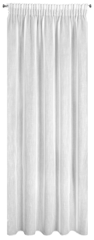 ZÁCLONA NA PÁSKE ANNA 140X270 CM BIELA
