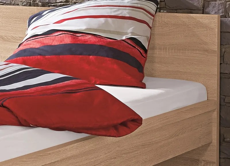 Posteľ Malmö 90x200 cm, dub Sonoma