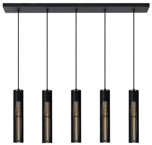 Lucide 73406/05/30 - Luster na lanku LIONEL 5xE27/60W/230V