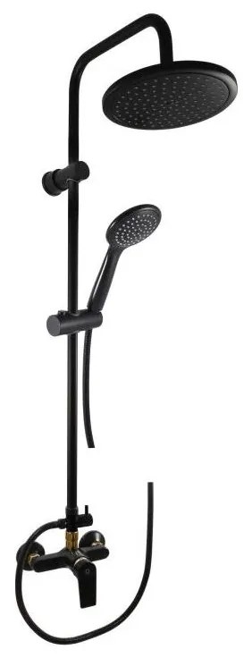 RAV Slezák CO182.5/7CMATZ-Sprchová súprava s vodovodnou batériou COLORADO čierna/zlatá