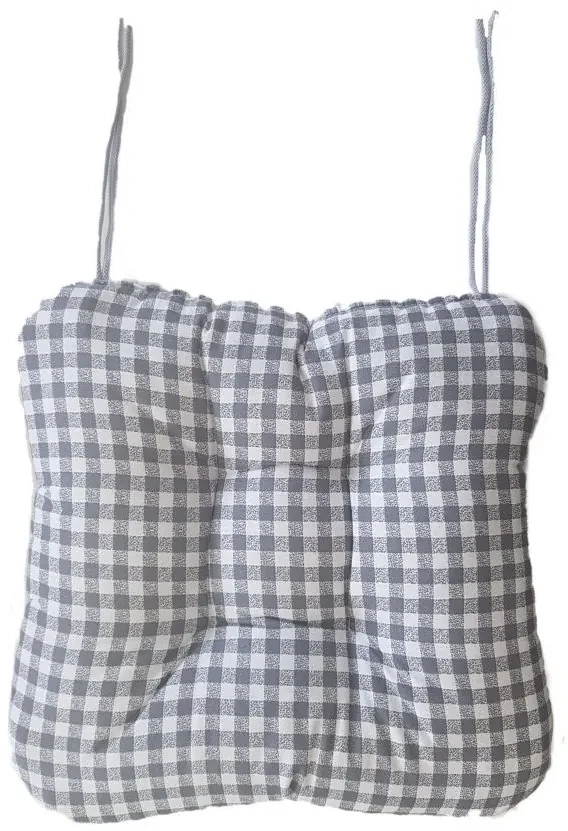Podložka na stoličku Soft kostička sivý