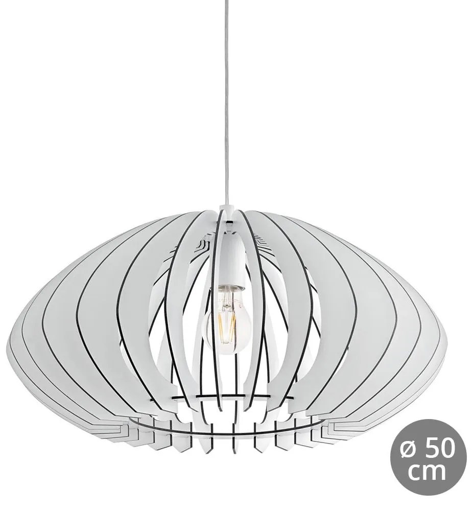Eglo 95254 - Luster COSSANO 2 1xE27/60W/230V
