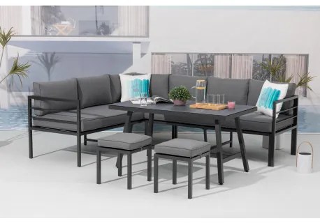Doppler YORK SET - hliníkové záhradné sedenie