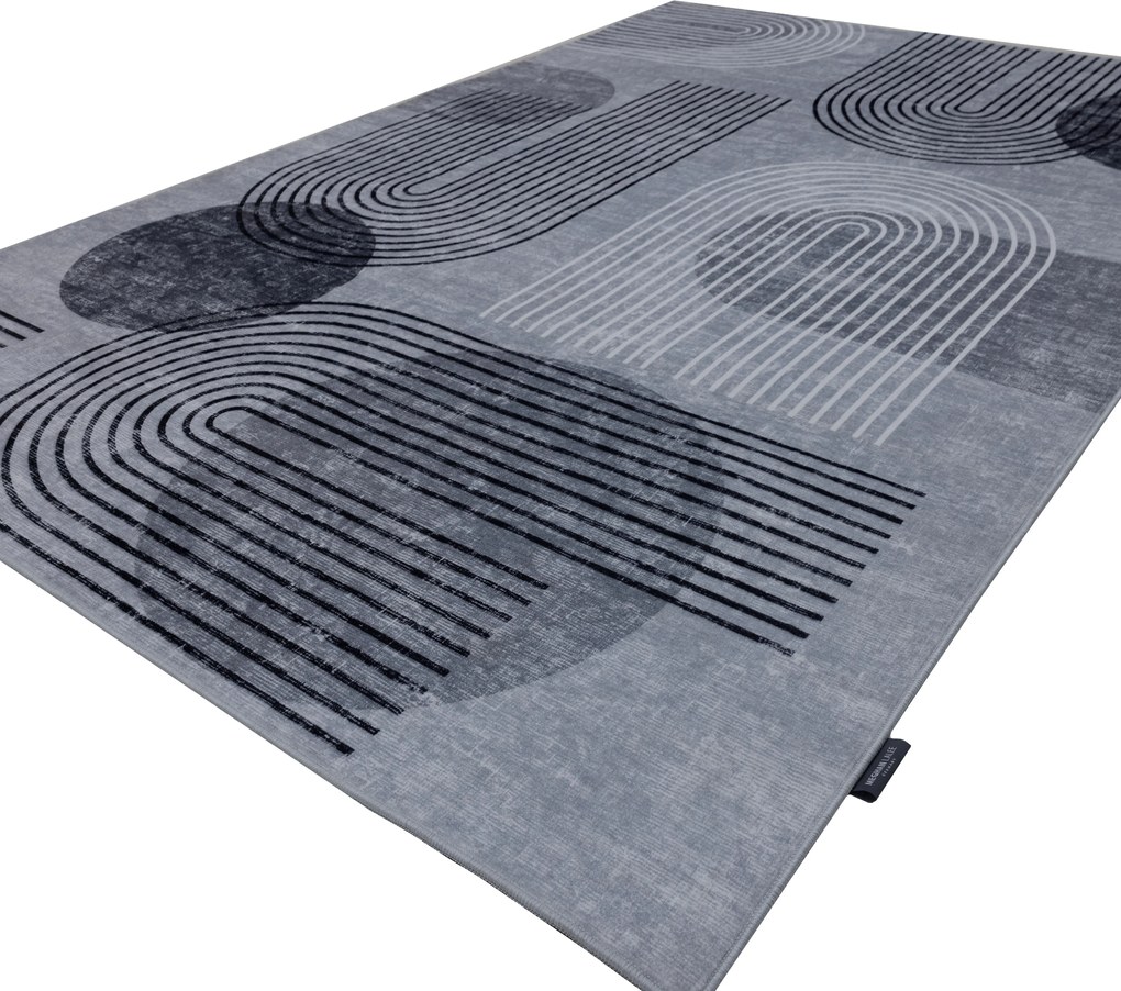 Obsession, Kusový koberec Avantgarde 101 Grey, 120x170, šedá, chodba / predsieň