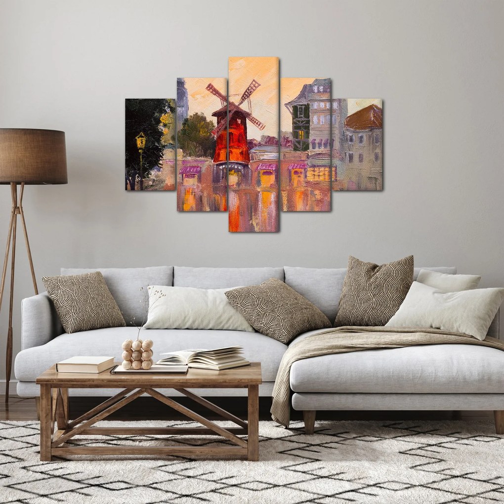 Obraz - Moulin rouge, Paríž, Francúzsko (150x105 cm)