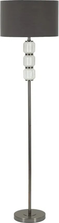 Stojacia lampa Bright 164 cm sivá/biela