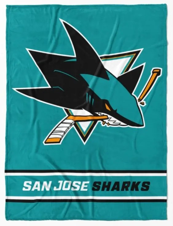 Deka NHL San Jose Sharks Essential 150x200 cm
