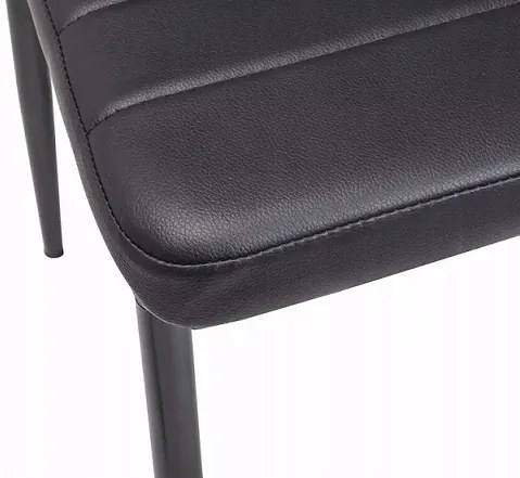 Jedálenská stolička eko black hnedá | jaks