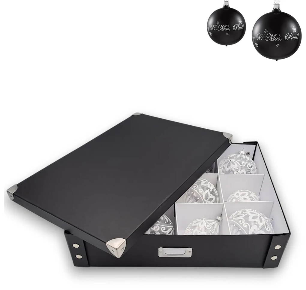 Zeller Present Triediaci organizér s priehradkami, na spodnú bielizeň, kravaty, opasky - TIE-BELT čierny