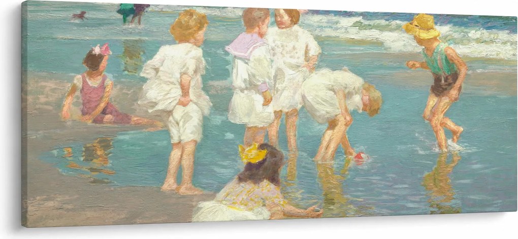 Obraz - Edward Henry Potthast, A Holiday, reprodukcia (120x50 cm)