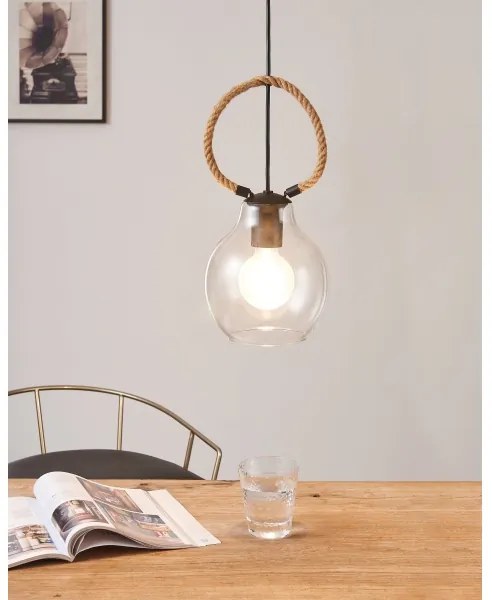 Eglo 43617 - Luster na lanku RODING 1xE27/40W/230V