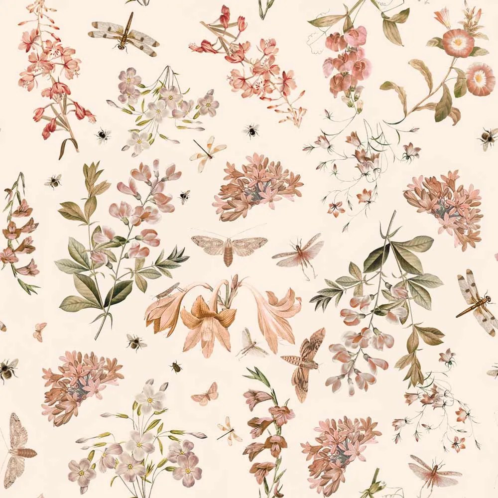 Tapeta botanické príbehy béžová 280×50 cm