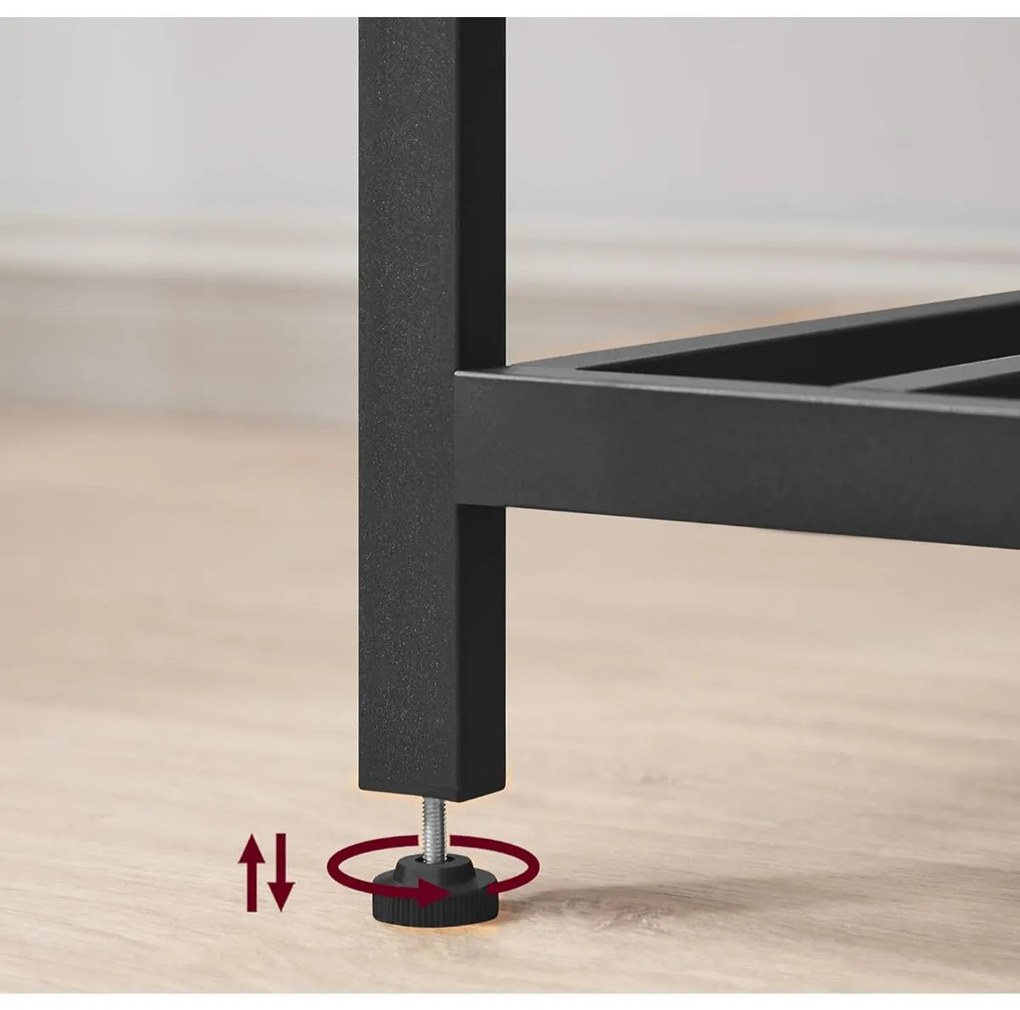 Kuchynský regál Vasagle Pera hnedý/čierny