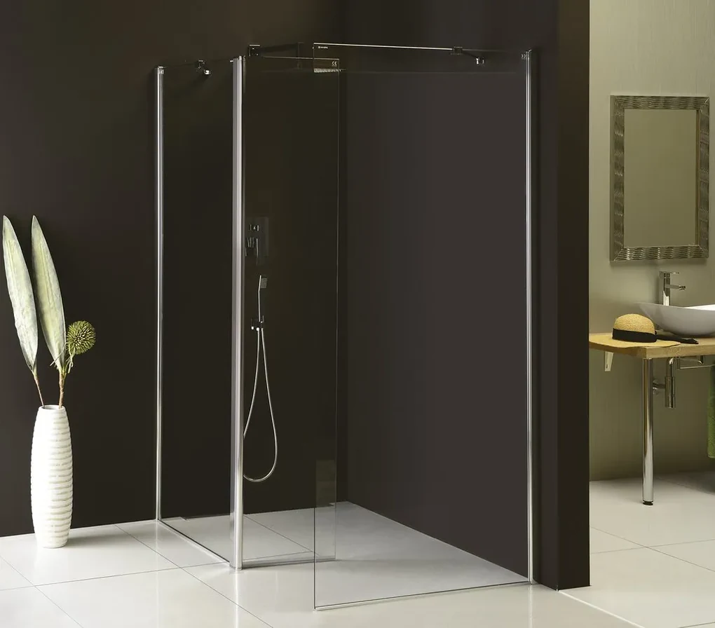Polysan Polysan, MODULAR SHOWER stena na inštaláciu na múr, pre pripojenie otoč.panelu 900 mm, MS3A-90