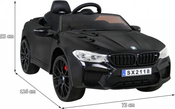 Detské elektrické autíčko BMW M5 DRIFT čierne