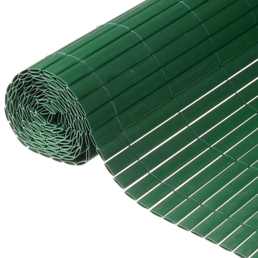 Nature Obojstranná záhradná zástena PVC 1x3 m zelená