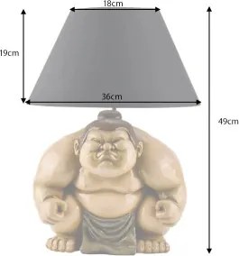 Stolová lampa 48024 Sumo Béžová Čierna - Komfort-nábytok