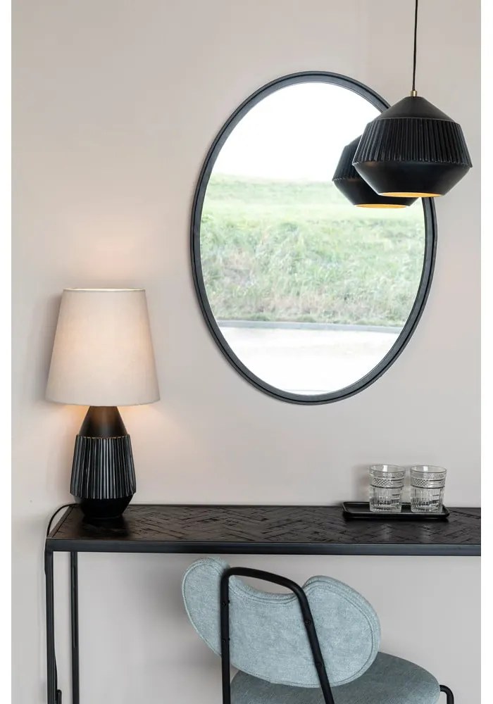 Čierno-béžová stolová lampa Aysa - White Label