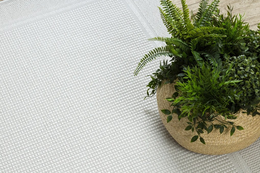 Dywany Łuszczów Kusový koberec Timo 5979 White – na von aj na doma - 70x300 cm