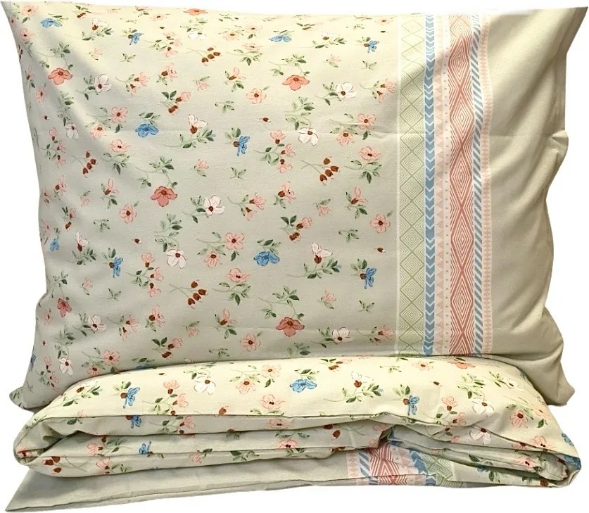 Obliečky bavlnené Darina 200x140cm+90x70cm TiaHome