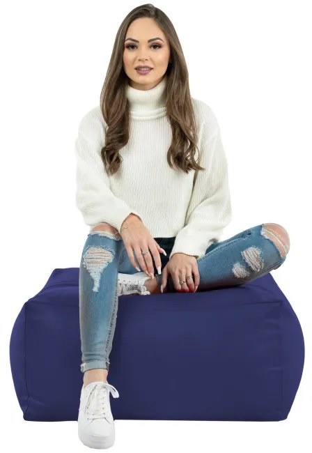 Taburetka granátová kocka ekokoža